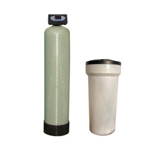 Ablandador de agua 100lts cabezal digital 5m3 (4 Saco resina) In-out 1"