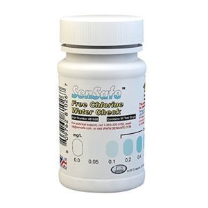 50 tiras medidoras cloro libre 6ppm