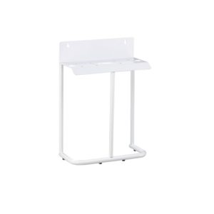 Soporte metálico pedestal para 2 carcasas 4,5"x 10"