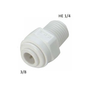 Conector macho SO 3/8" x HE 1/4"