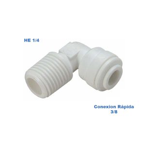 Codo SO 3/8" x HE 1/4"