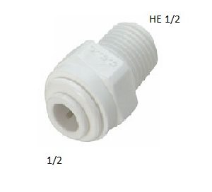 Conector macho SO 1/2" x HE 1/2"