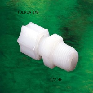 Conector 1 tuerca 3/8" - 1/2'' HE