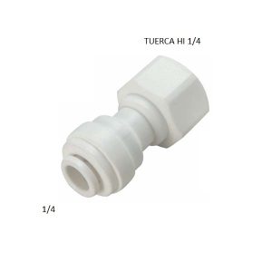 Conector grifería SO 1/4" x HI 1/4"